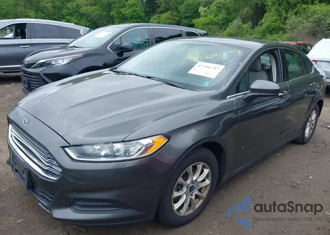 2015 Ford Fusion S из США, поврежденный, VIN 3FA6P0G7XFR273258